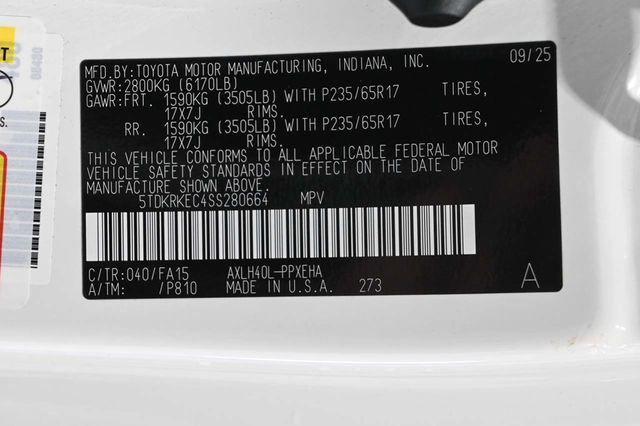 2025 Toyota Sienna LE FWD 8-Passenger - 23008612 - 29