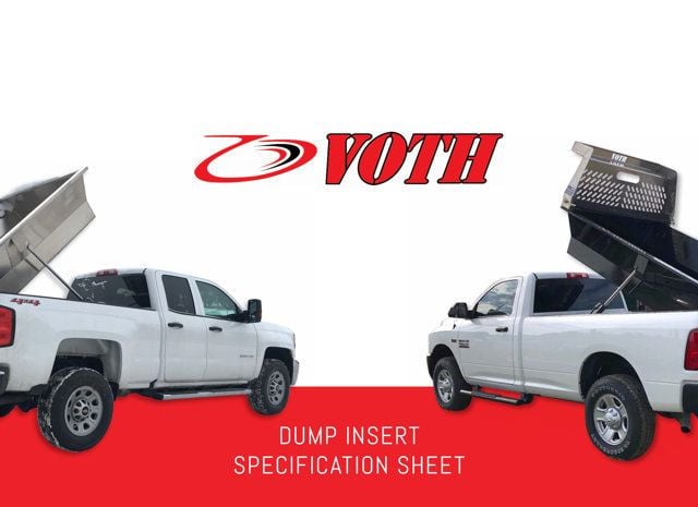 2025 VOTH 6.6ft Aluminum Dump Insert For Both Short and Long Box Pickup Truck - 22921062 - 3