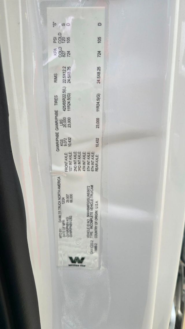 2025 Western Star 49X  - 22835008 - 11