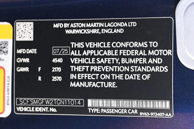 2026 Aston Martin Vantage Coupe - 22933587 - 27