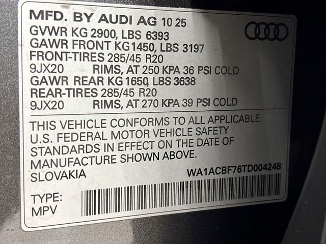 2026 Audi Q7 45 Premium - 23038939 - 25