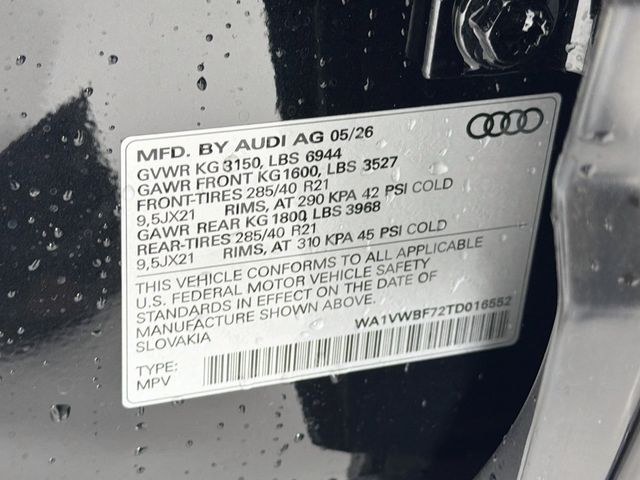 2026 Audi SQ7 Prestige 4.0 TFSI quattro - 23057551 - 33