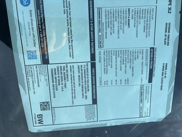 2026 Chevrolet Corvette 2dr Z06 Coupe w/3LZ - 22938939 - 20