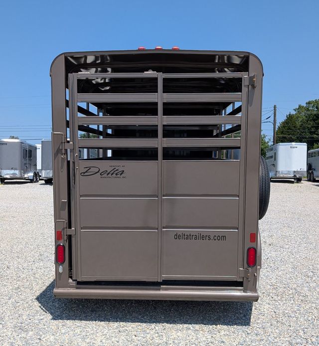 2026 Delta 16' Stock Trailer with 8' Cut Gate  - 23055679 - 2