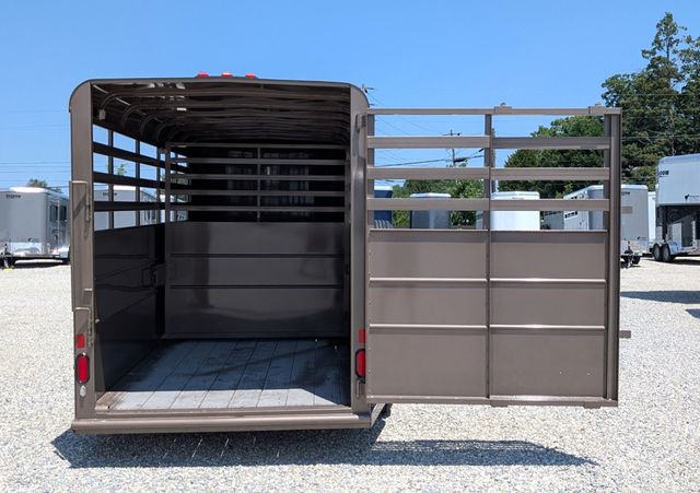 2026 Delta 16' Stock Trailer with 8' Cut Gate  - 23055679 - 4