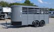 2026 Delta 16' Stock Trailer with 8' Cut Gate  - 23057334 - 1