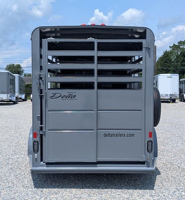 2026 Delta 16' Stock Trailer with 8' Cut Gate  - 23057334 - 2