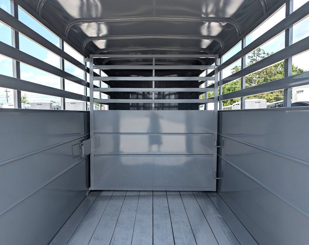 2026 Delta 16' Stock Trailer with 8' Cut Gate  - 23057334 - 5