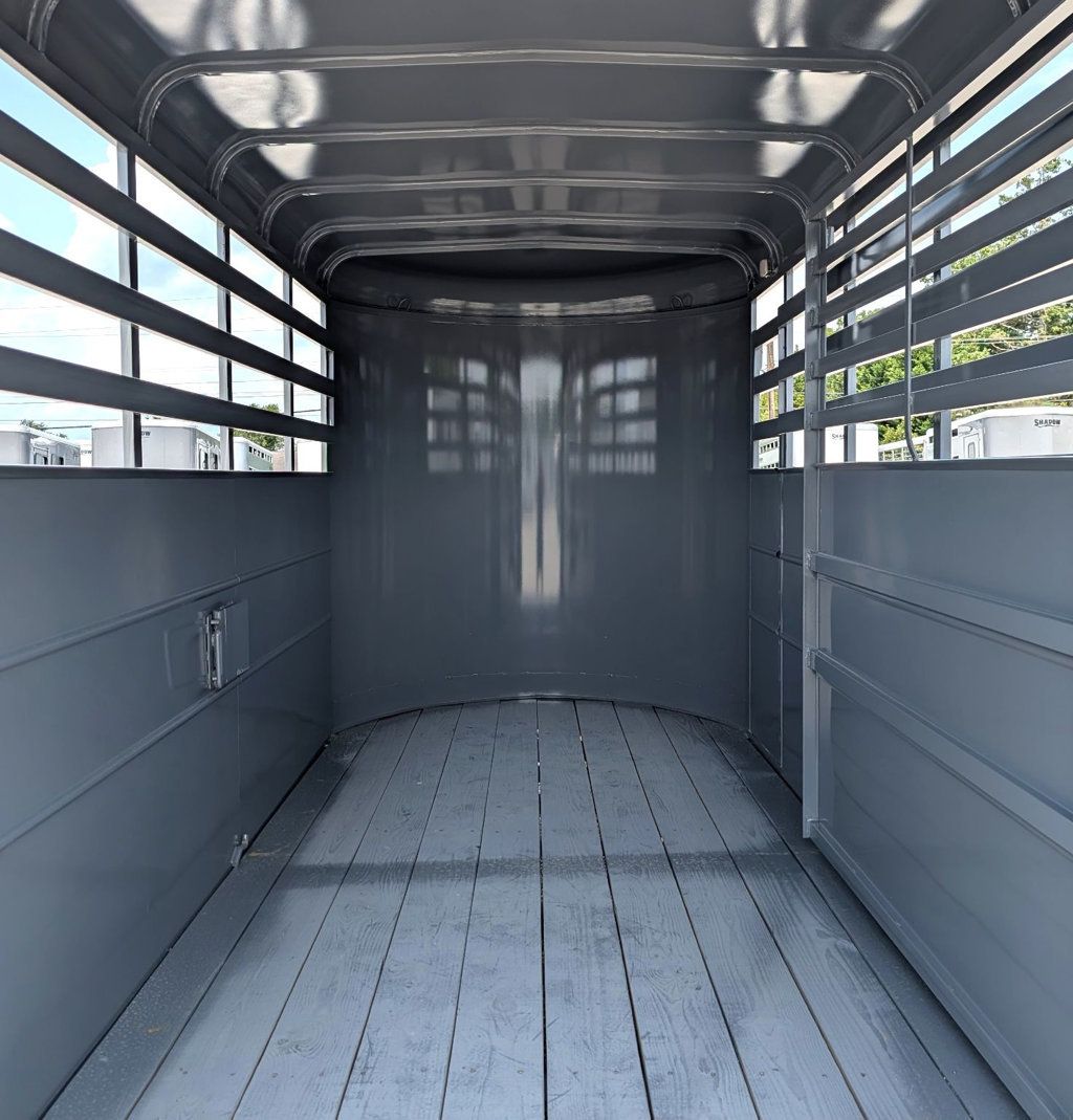 2026 Delta 16' Stock Trailer with 8' Cut Gate  - 23057334 - 6