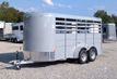 2026 Delta 16' Stock Trailer with 8' Cut Gate  - 23057349 - 1