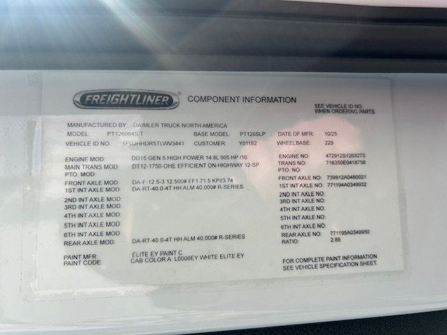 2026 Freightliner Cascadia 2026 FREIGHTLINER CASCADIA SLEEPER - 23009507 - 16