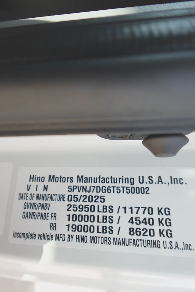 2026 HINO L6 (2000 Gallon Water Tank Truck) - 22940973 - 53