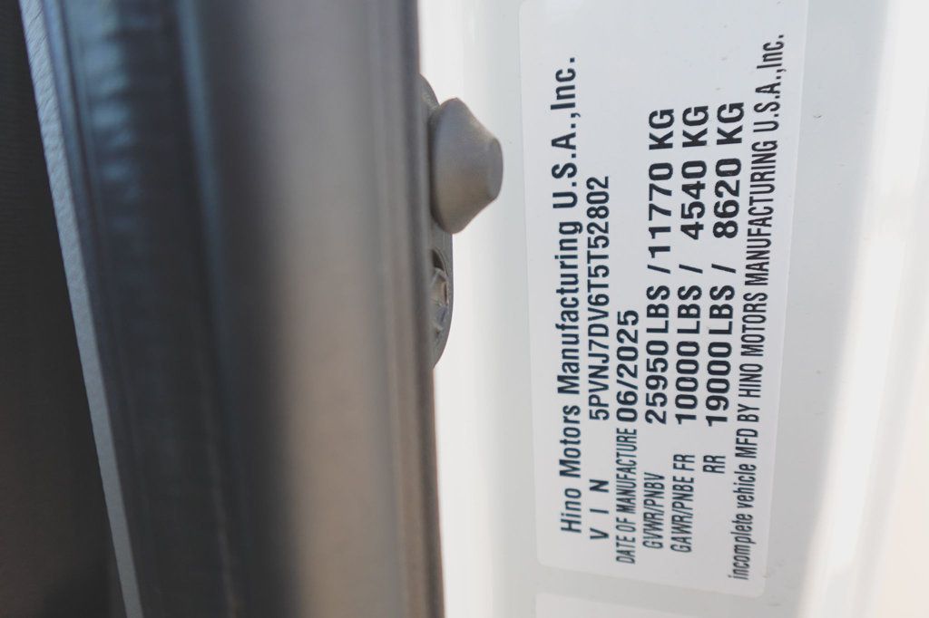 2026 HINO L6 (26ft Box w/ ICC Bumper) - 22989227 - 48