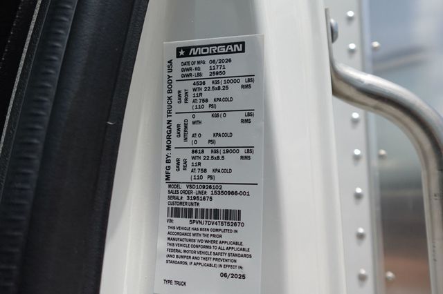 2026 HINO L6 (26ft Box w/ Lift Gate) - 23047969 - 75