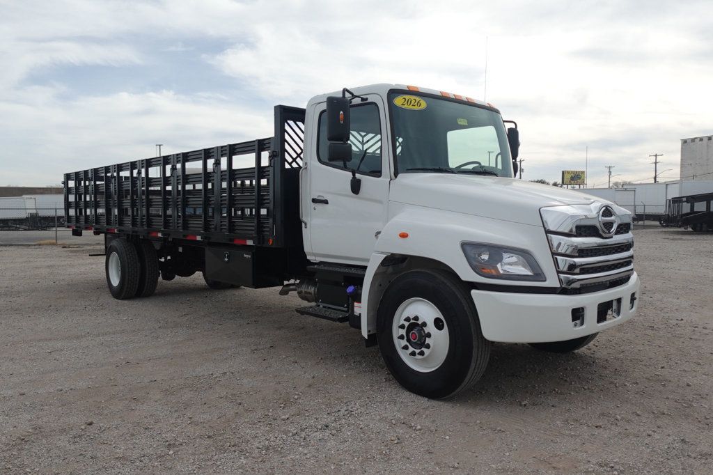 2026 HINO L6 (26ft Stakebed w/ ICC Bumper) - 22971795 - 0
