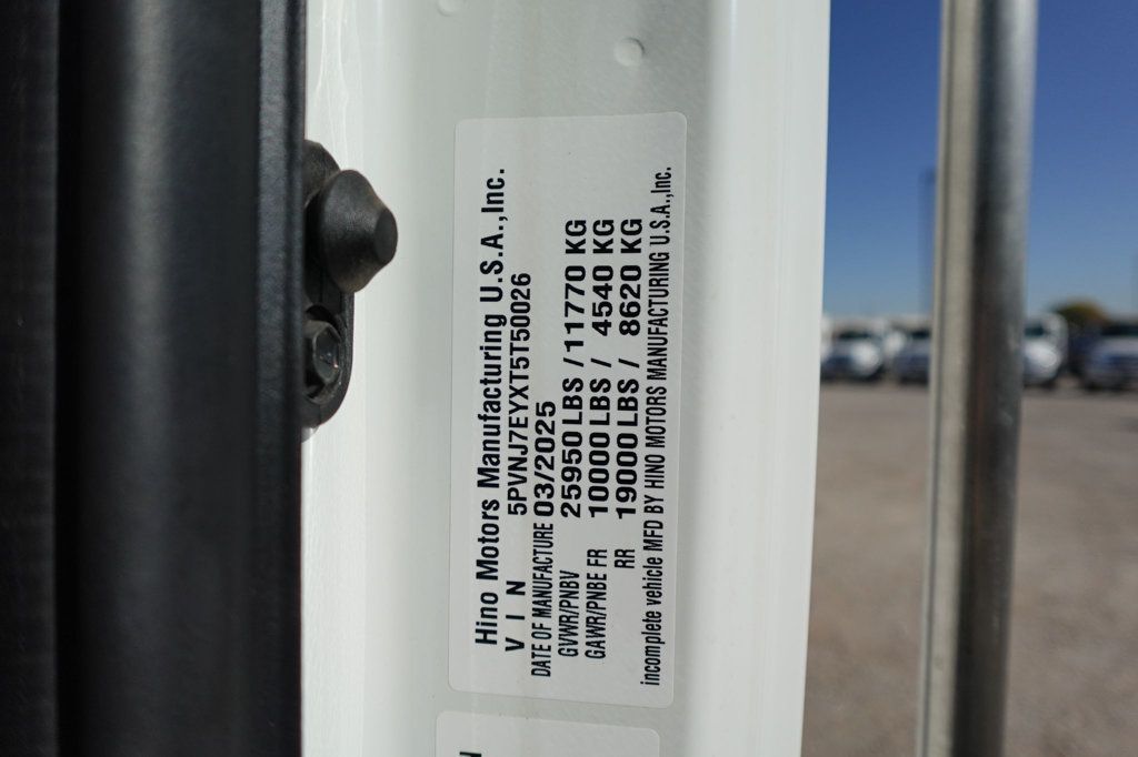 2026 HINO L6 - Extended Cab (26ft Box with Lift Gate) - 22828729 - 73