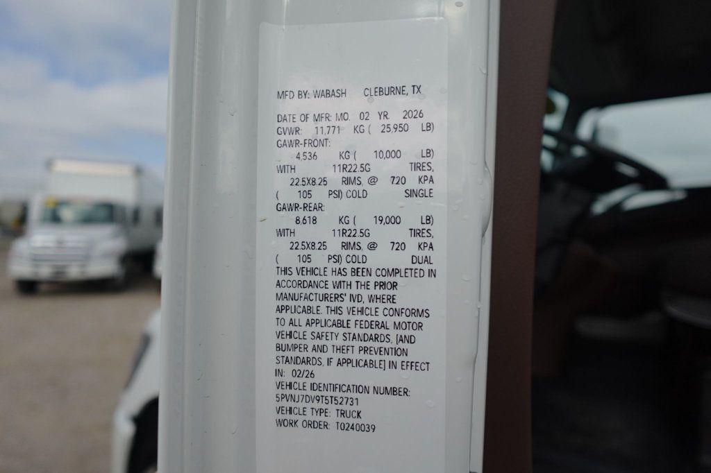 2026 HINO L6A (26ft Box Truck w/ ICC Bumper) - 23004598 - 63