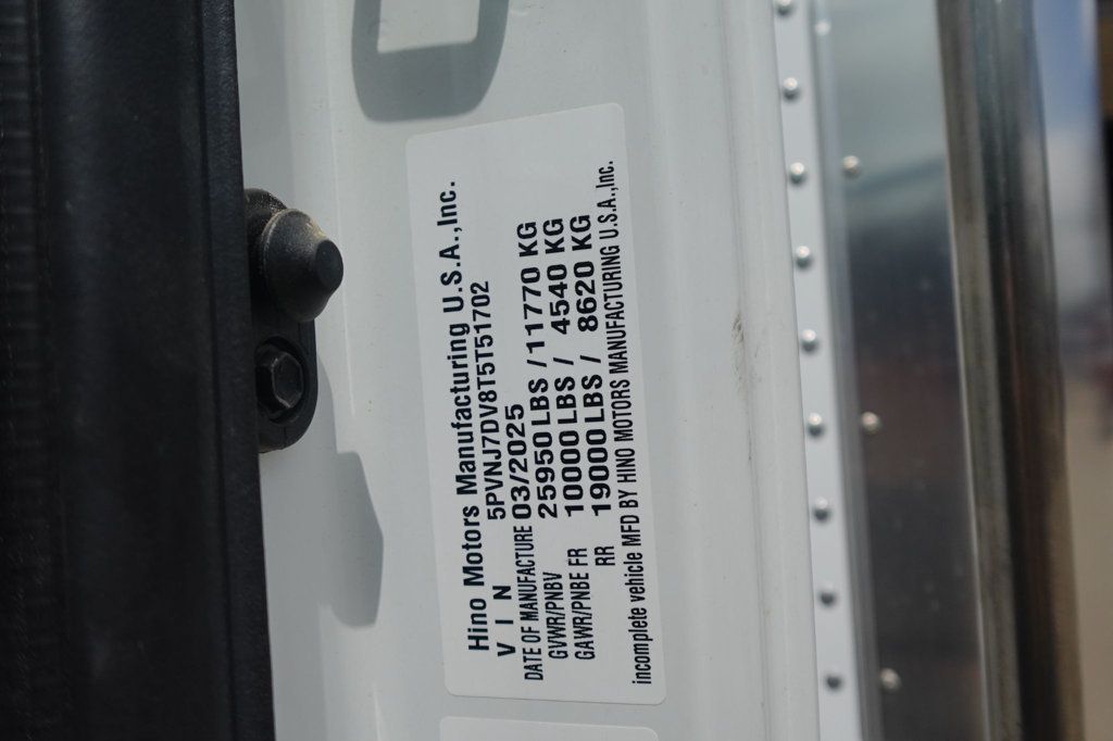 2026 HINO L6AA (26ft Box w/ ICC Bumper) - 23011406 - 59