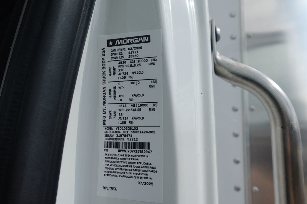 2026 HINO L6AA (26ft Box w/ Lift Gate) - 23035841 - 69
