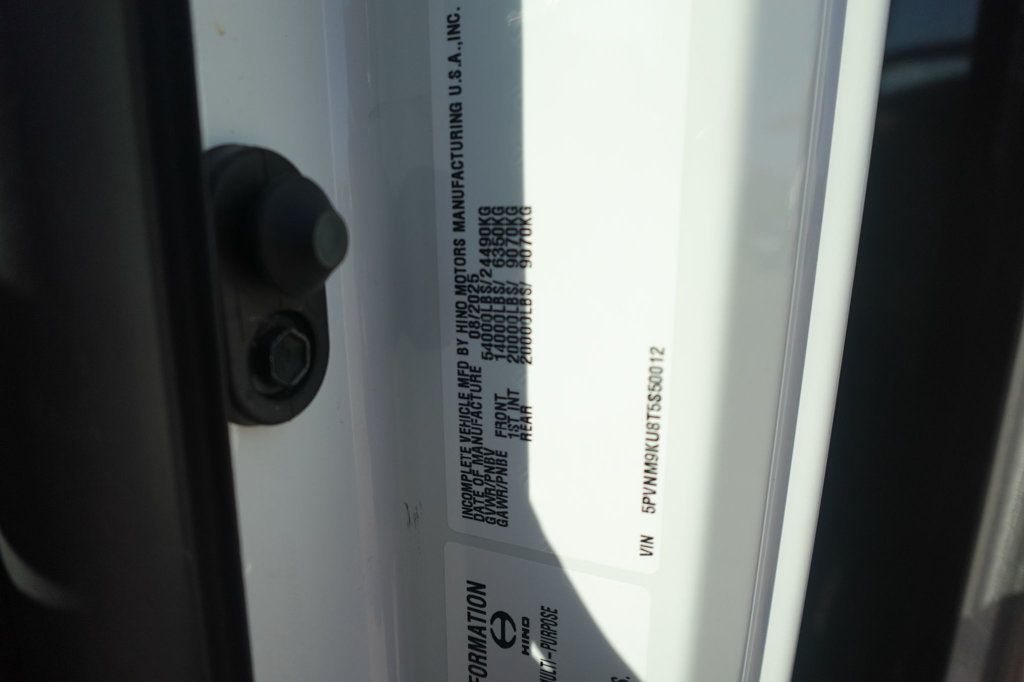 2026 HINO XL8 (24ft Flatbed w/ ICC Bumper) - 22948555 - 62