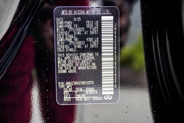 2026 INFINITI QX80 LUXE RWD - 22953759 - 31