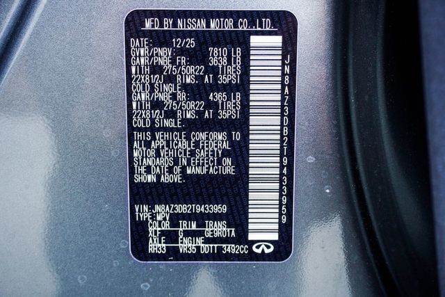 2026 INFINITI QX80 SPORT AWD - 22981420 - 43