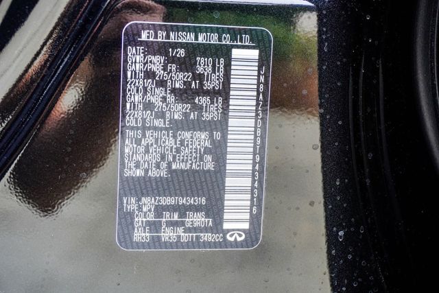 2026 INFINITI QX80 SPORT AWD - 22987567 - 42