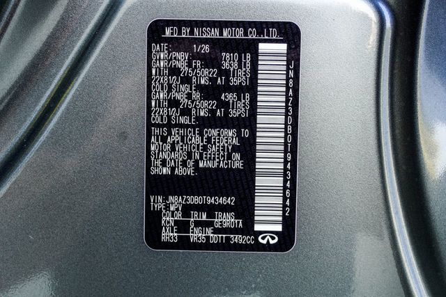 2026 INFINITI QX80 SPORT AWD - 22987614 - 44