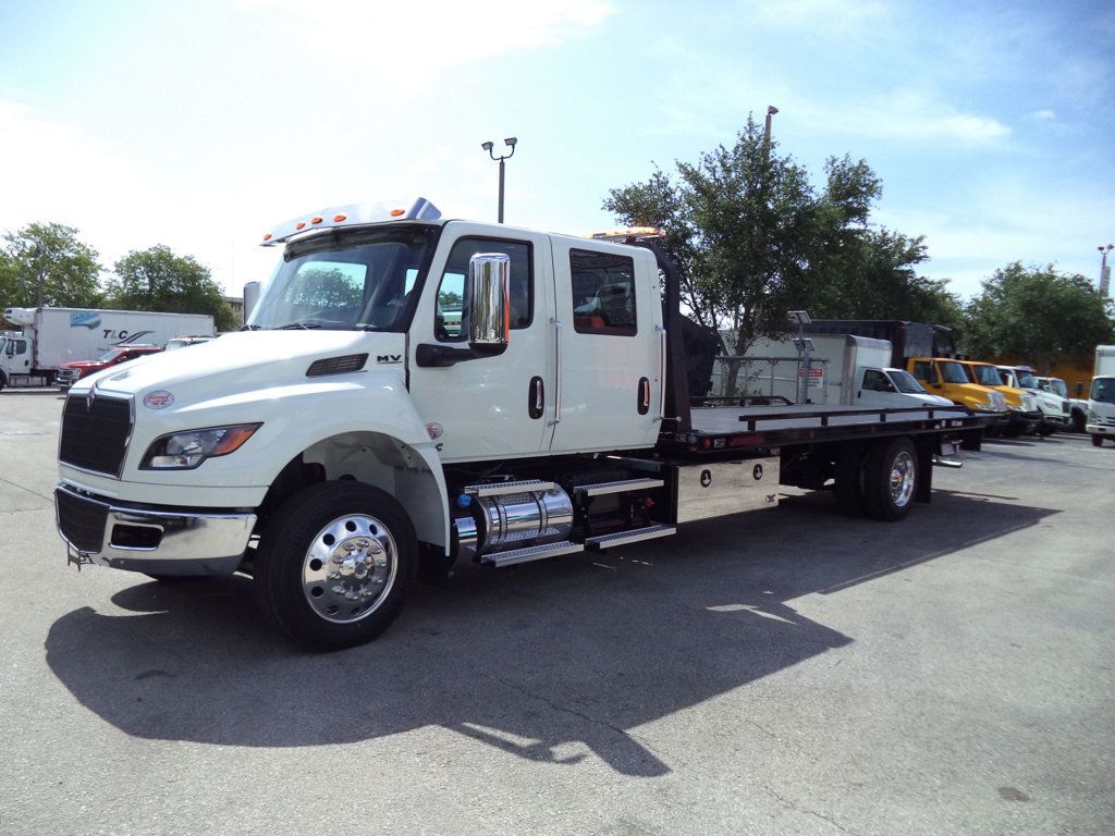 2026 International MV607 Crew Cab w/ 22' JerrDan Car Carrier 6 Ton Low Pro Wide Rollback - 23014845 - 2