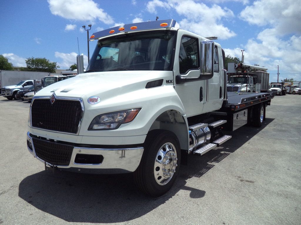 2026 International MV607 Crew Cab w/ 22' JerrDan Shark 6 Ton Low Pro Wide Rollback - 23020987 - 1