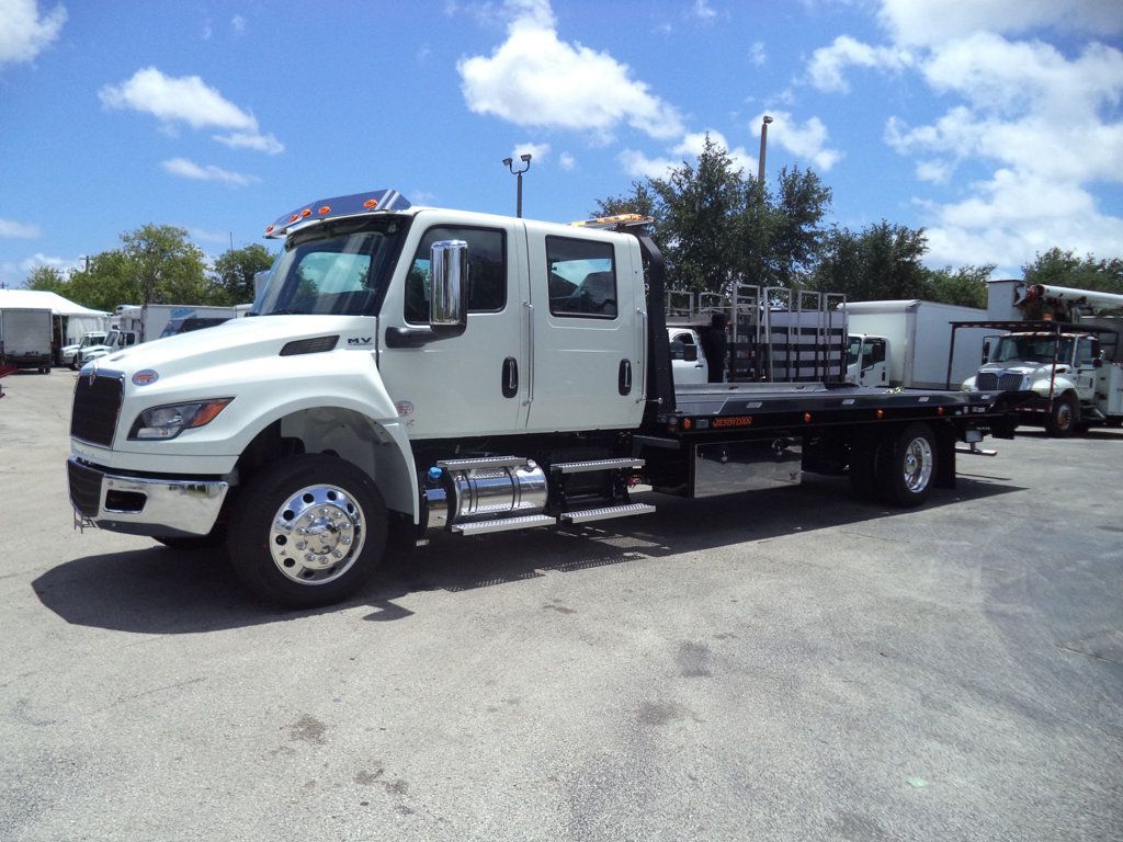 2026 International MV607 Crew Cab w/ 22' JerrDan Shark 6 Ton Low Pro Wide Rollback - 23020987 - 2