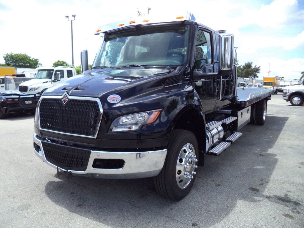 2026 International MV607 Crew Cab w/ 22' JerrDan Shark 6 Ton Low Pro Wide Rollback - 23041000 - 1