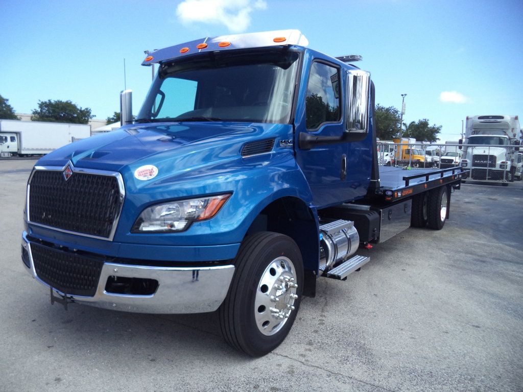 2026 International MV607 Extended Cab w/ 22' JerrDan Car Carrier 6 Ton Low Pro Wide Rollback - 22872045 - 1