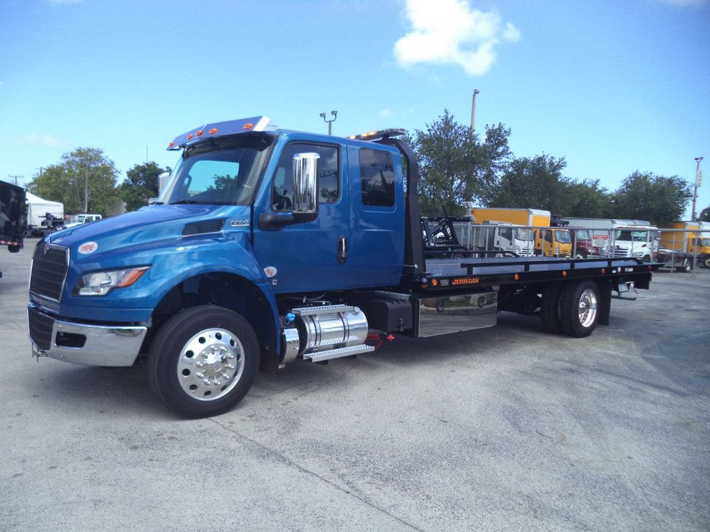 2026 International MV607 Extended Cab w/ 22' JerrDan Car Carrier 6 Ton Low Pro Wide Rollback - 22872045 - 2