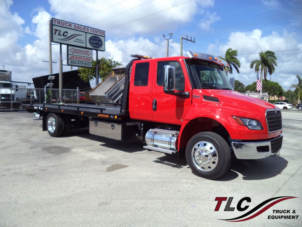 2026 International MV607 Extended Cab w/ 22' JerrDan Car Carrier 6 Ton Low Pro Wide Rollback - 22872055 - 0
