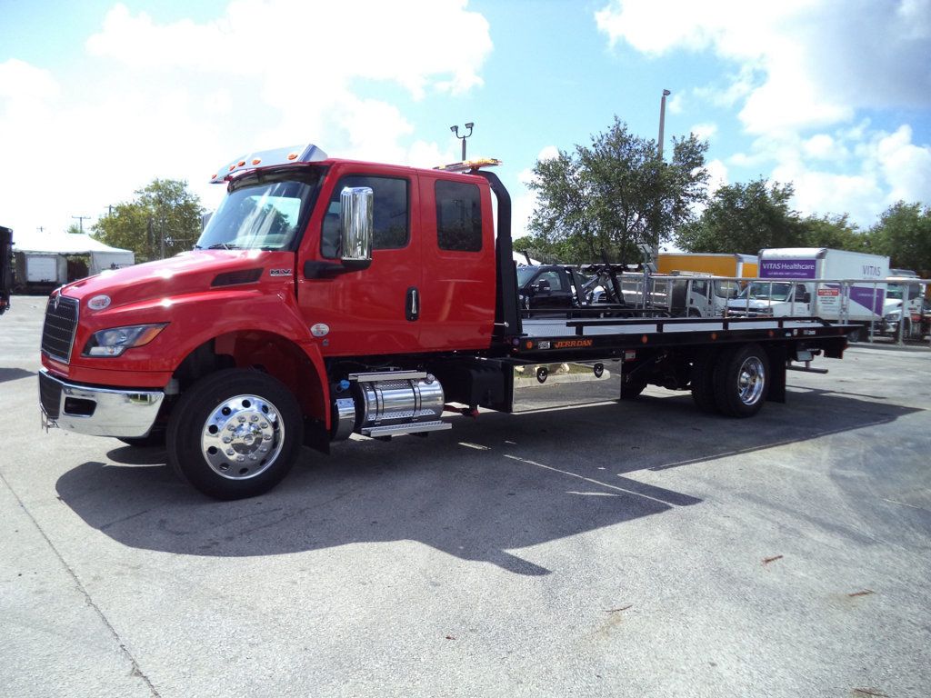 2026 International MV607 Extended Cab w/ 22' JerrDan Car Carrier 6 Ton Low Pro Wide Rollback - 22872055 - 2