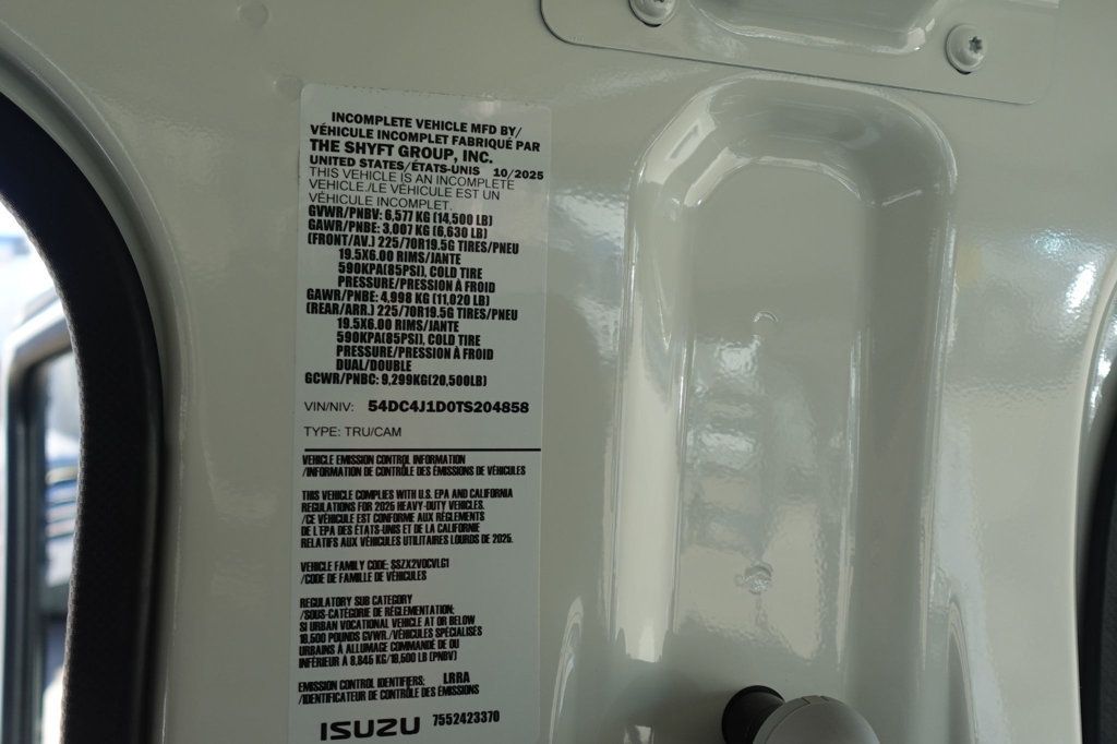 2026 Isuzu NPR (Chassis - Gas) - 22944787 - 43