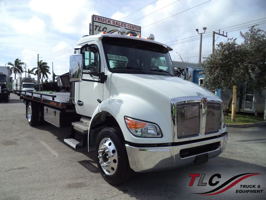 2026 Kenworth T280 w/ 22ft Jerr-Dan 6 Ton XLP Low Pro Car Carrier Rollback - 22302453 | Video 1