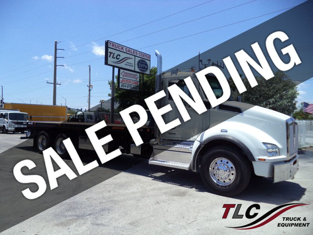 2026 Kenworth T880 With Jerr-Dan 28ft 15 Ton Industrial Carriers Wood Deck - 22851447 - 0