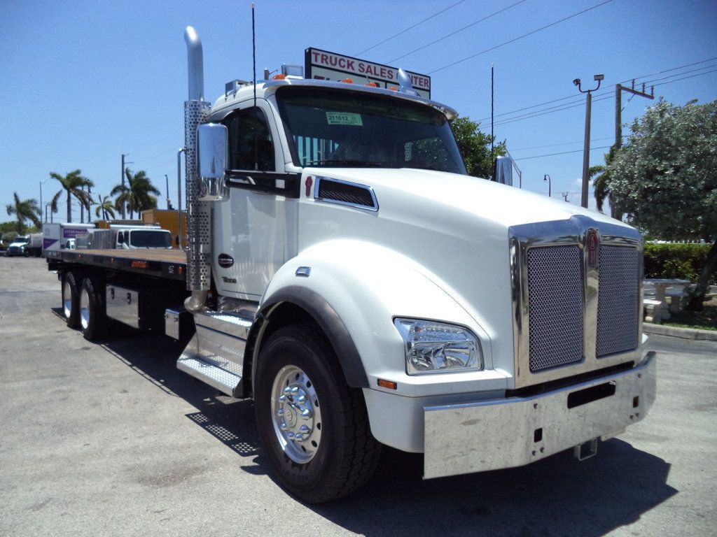 2026 Kenworth T880 With Jerr-Dan 28ft 15 Ton Industrial Carriers Wood Deck - 22851447 - 5