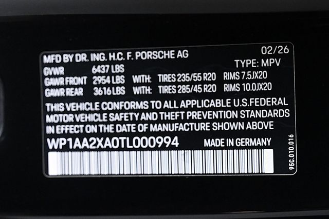 2026 Porsche Macan Electric 4 AWD - 23002826 - 4