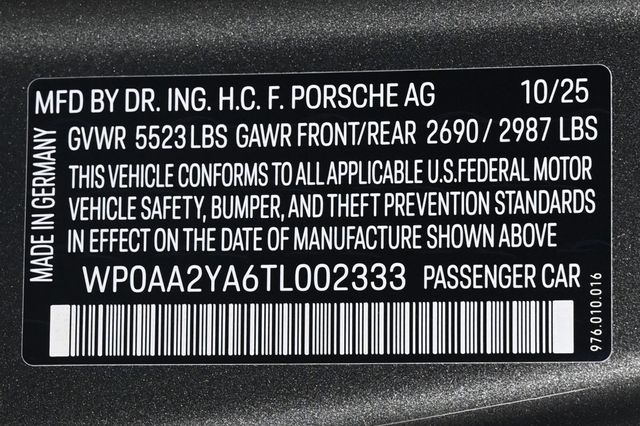 2026 Porsche Panamera RWD - 22954786 - 27