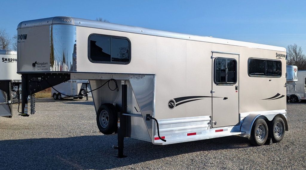 2026 Shadow 2 Horse KingPro Straight Load Queen Tack GooseNeck  - 22953913 - 1