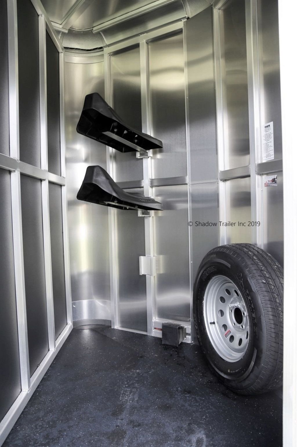 2026 Shadow 2 Horse Slant with Drop Feed Windows & Escape Door  - 22868191 - 2