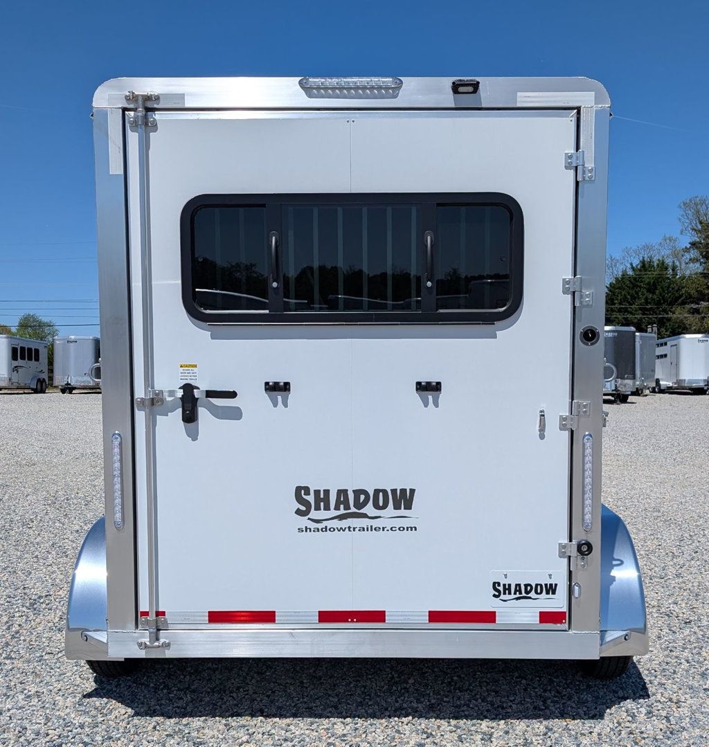 2026 Shadow 2 Horse Slant with Drop Feed Windows & Escape Door  - 22868191 - 4