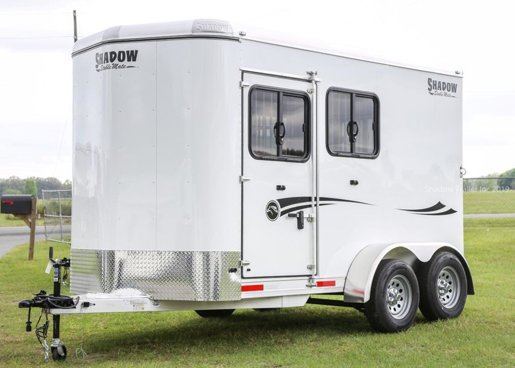 2026 Shadow 2 Horse Slant With Drop Feed Windows & Escape Door  - 22917137 - 0