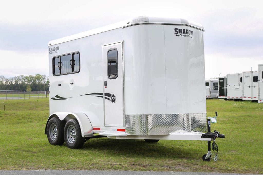 2026 Shadow 2 Horse Slant With Drop Feed Windows & Escape Door  - 22917137 - 1