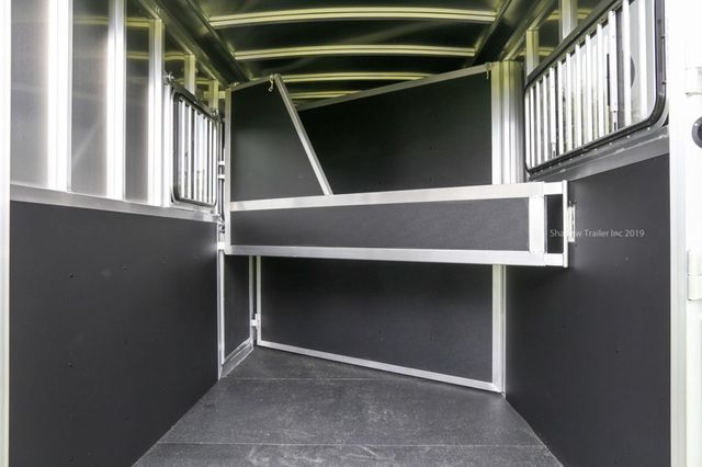 2026 Shadow 2 Horse Slant With Drop Feed Windows & Escape Door  - 22917137 - 6