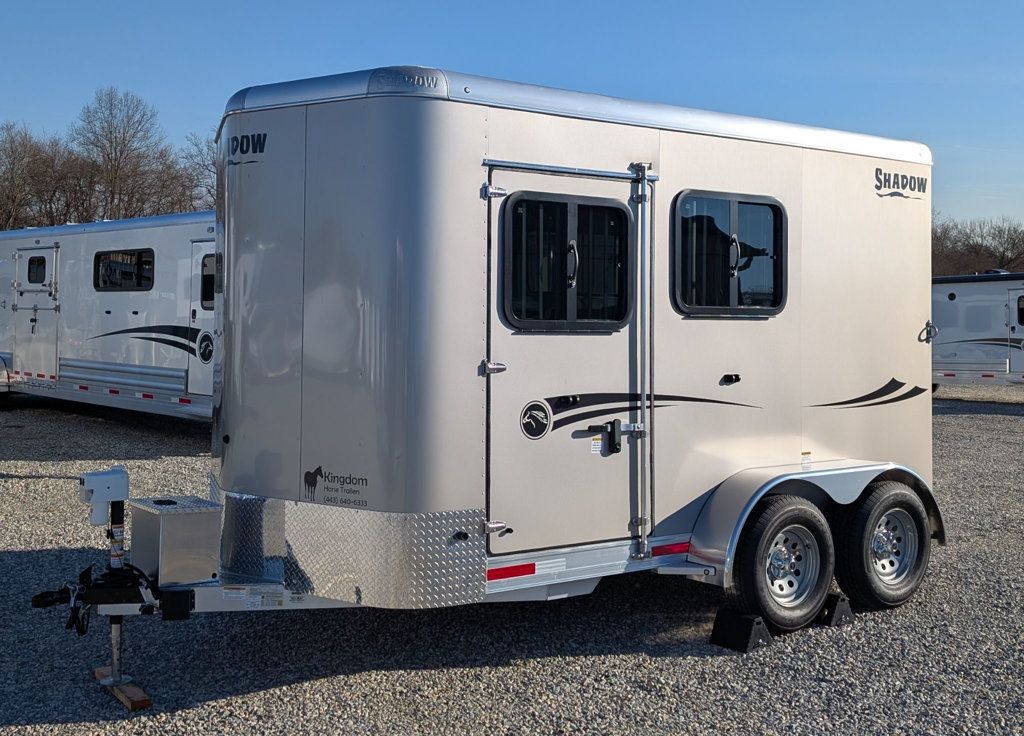 2026 Shadow 2 Horse Slant with Drop Feed Windows & Escape Door  - 22953847 - 3