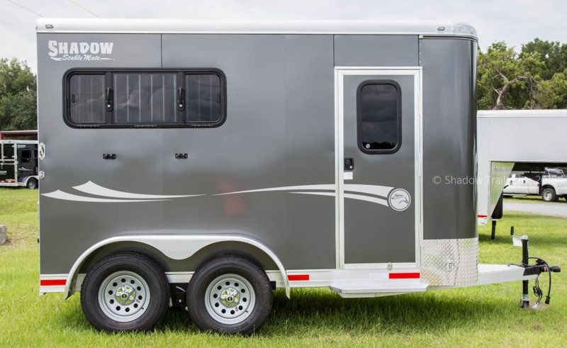 2026 Shadow 2 Horse Slant with Drop Feed Windows & Escape Door  - 22959927 - 1